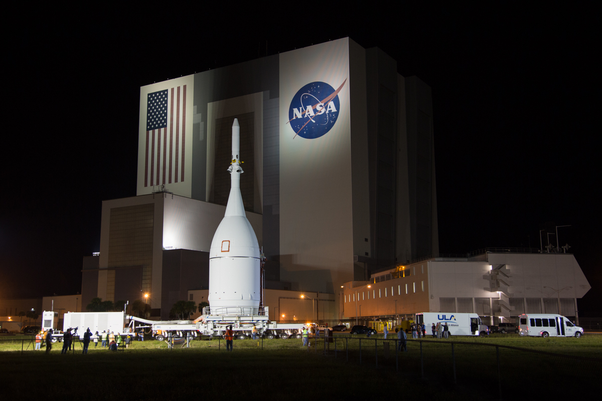 Nasas First Orion Capsule Delivered To Launch Pad Spaceflight Now