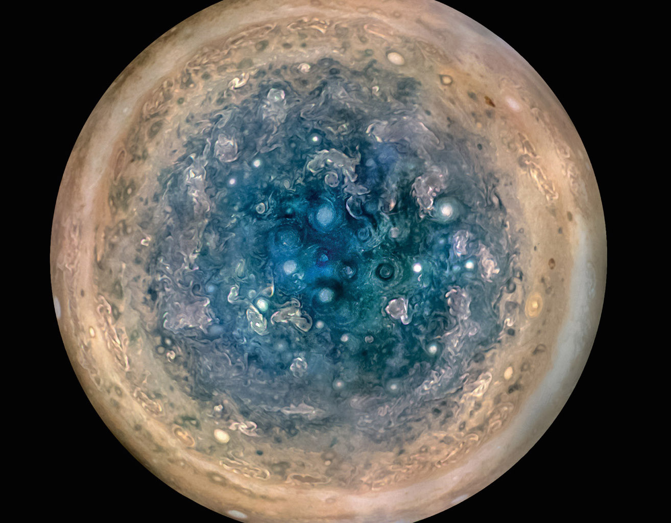 Jupiter surprises in first trove of data from NASA’s Juno mission